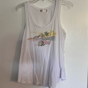 EUC - white cotton tank